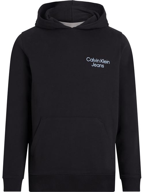 felpa CALVIN KLEIN | J30J325161BEH NERO